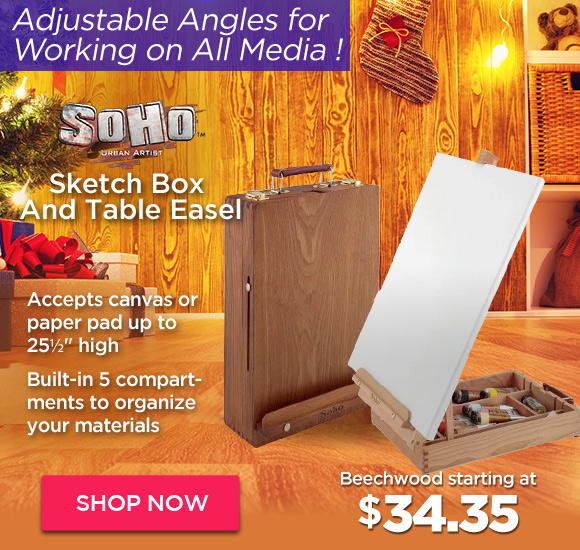 SoHo Sketch Box And Table Easel