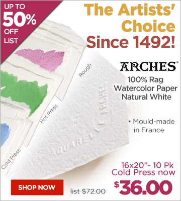 Arches 100% Rag Watercolor Paper