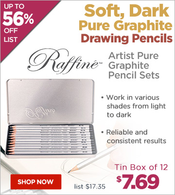 Raffine artist pure graphite pencl sets