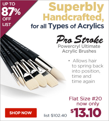 Pro Stroke Powercryl Ultimate Acrylic Brushes