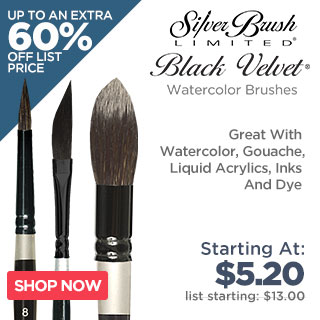 Silver Brush Black Velvet® Watercolor Brushes