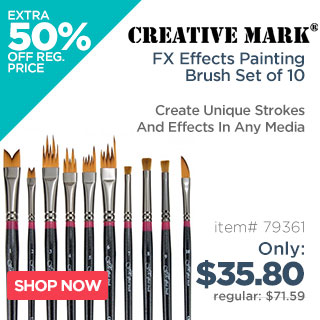 Creative Mark FX Effects Taklon Brushes