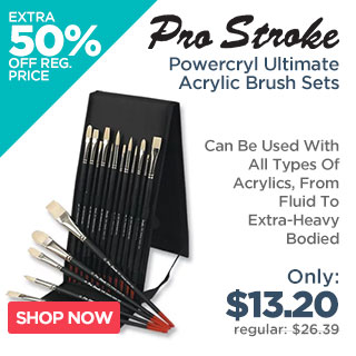 Creative Mark Pro Stroke Powercryl Ultimate Acrylic Brush Sets