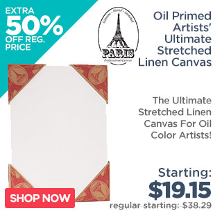 Paris Oil Primed Artists' Ultimate Stretched Linen Canvas