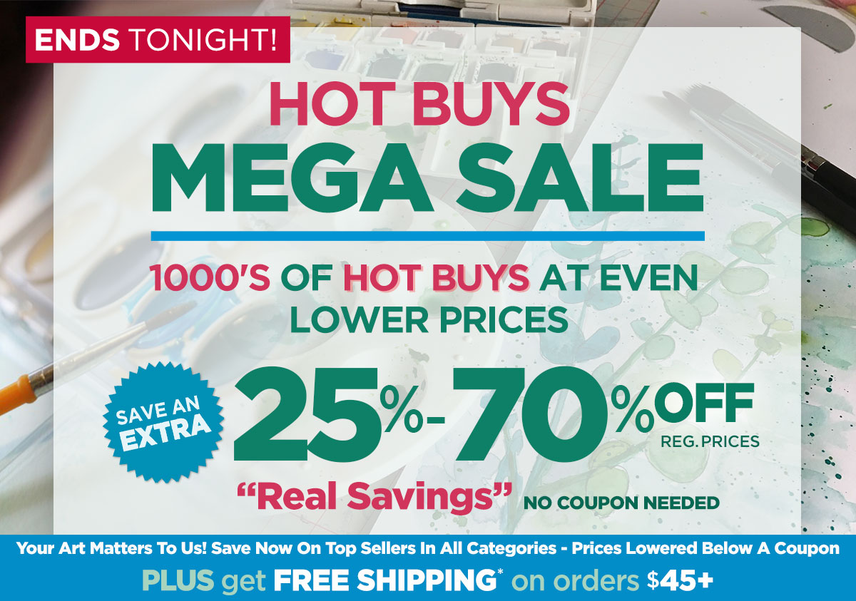 Hot Buys MEGA Sale - Plus Shop Super Deals up to 70% Off & Free Shipping orders $45
