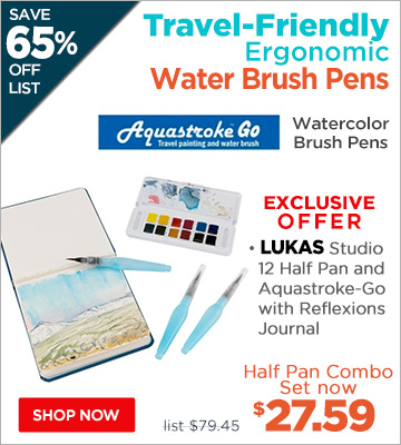 Aquastroke-Go Watercolor Water Brush Pens