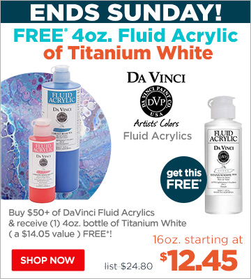 Da Vinci Fluid Acrylics + Offer