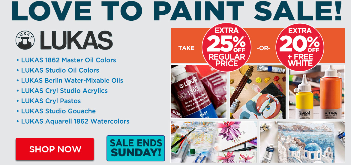 LUKAS Extra 25% Off select Oils and Acrylics