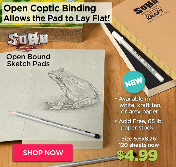 SoHo Open Bound Sketch Pads
