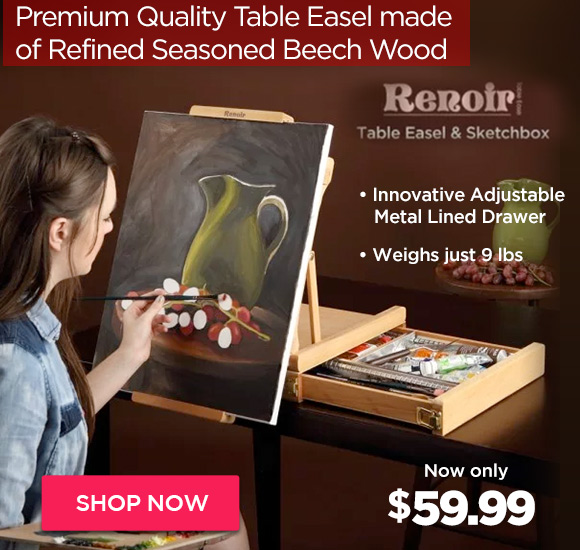 Renoir Table Easel & Sketch Box Easel