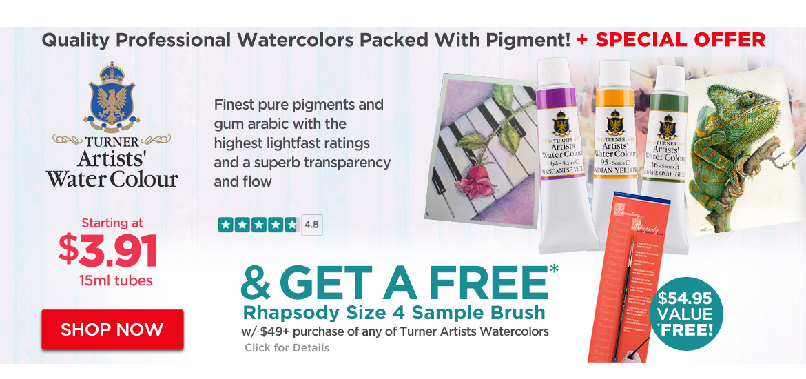 Turner Concentrated Professional Artists' Watercolors