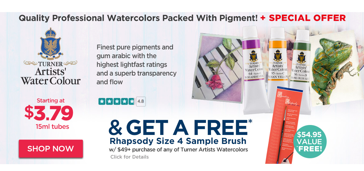 Turner Concentrated Professional Artists' Watercolors