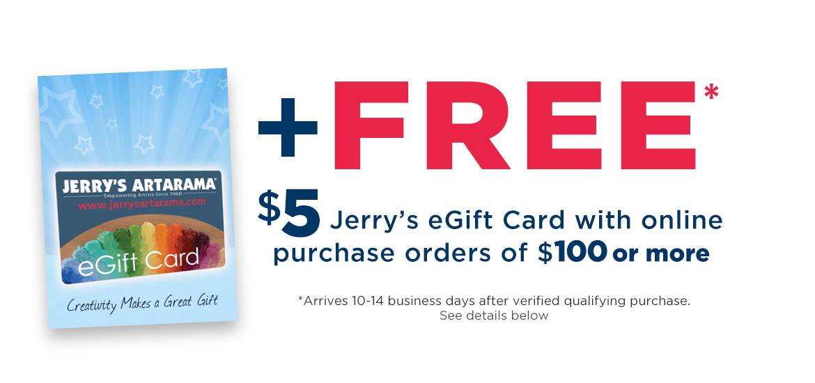 Free $5 eCard with online orders $100+ 
