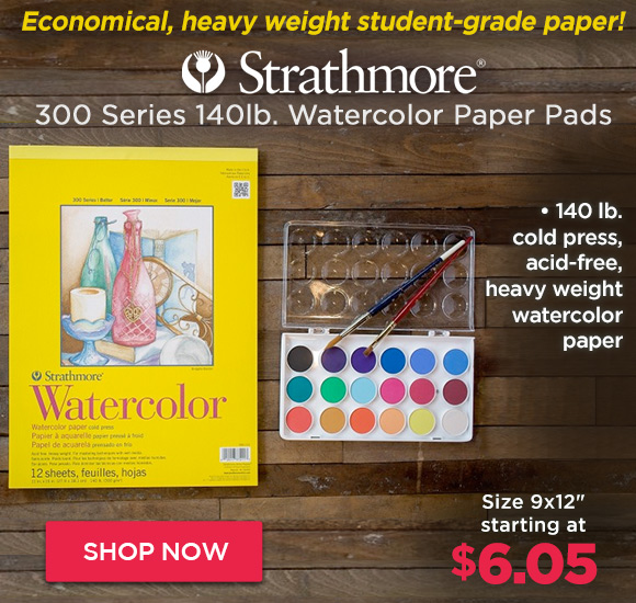 Strathmore 300 Series 140lb. Watercolor Paper Pads
