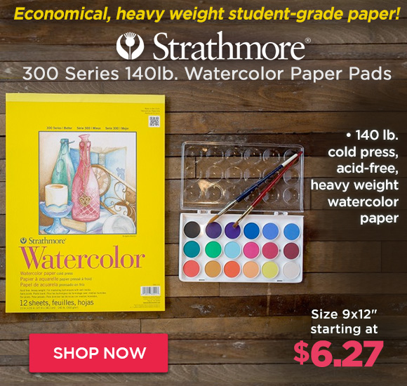 Strathmore 300 Series Watercolor Paper Pads
