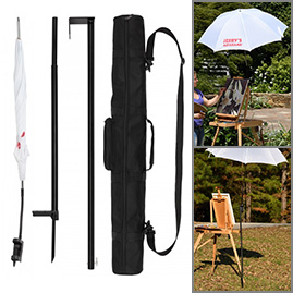 Deluxe Tilt Umbrella w/ Universal Umbrella Pole & Bag