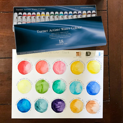 Turner Watercolors Set of 18