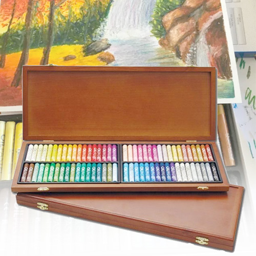 Gallery Standard Oil Pastel Wood Box Set of 72