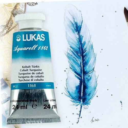 LUKAS Aquarell 1862 Artists' Watercolors