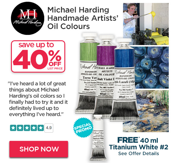 Michael Harding Artists' Oil Colours+ Offer