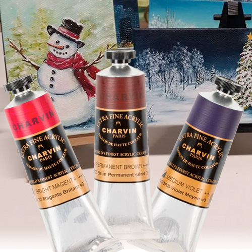 Charvin Extra-Fine Artists’ Acrylic Paints 