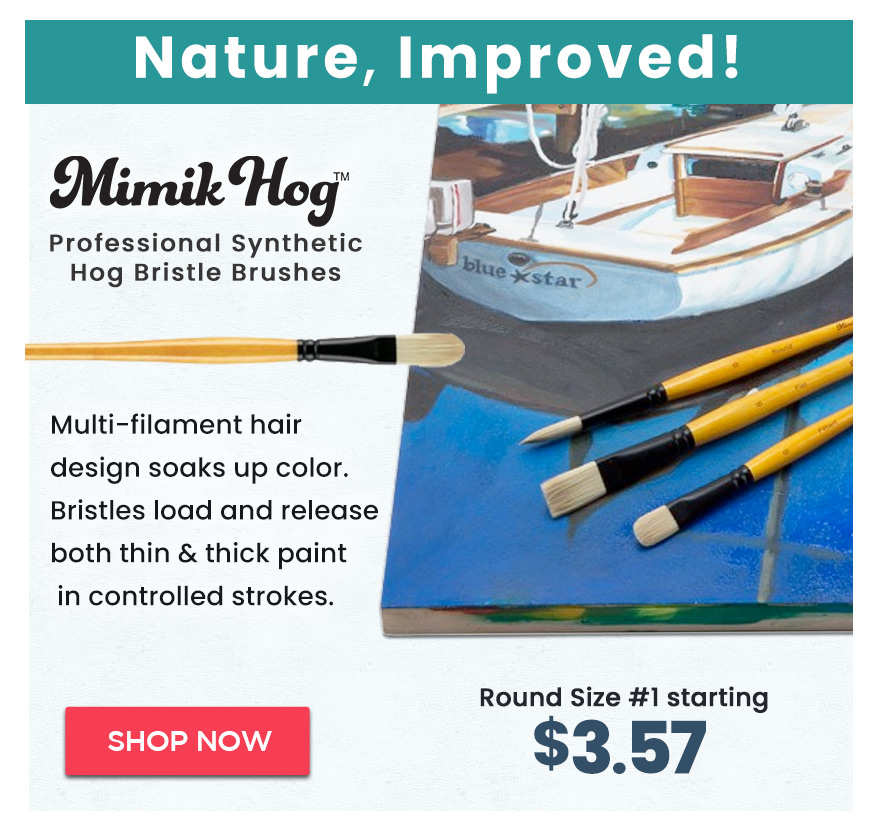 Mimik Hog Professional Synthetic Hog Bristle Brushes