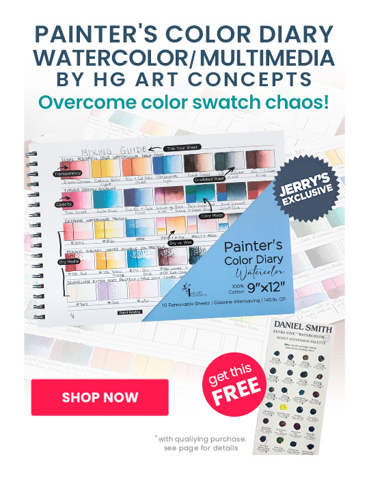 Painter's Color Diary, Watercolor/Multimedia Pad