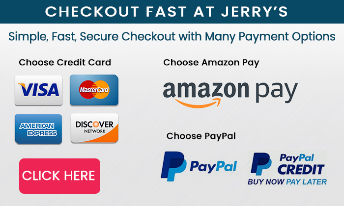 Secure Payment Options at Jerry's