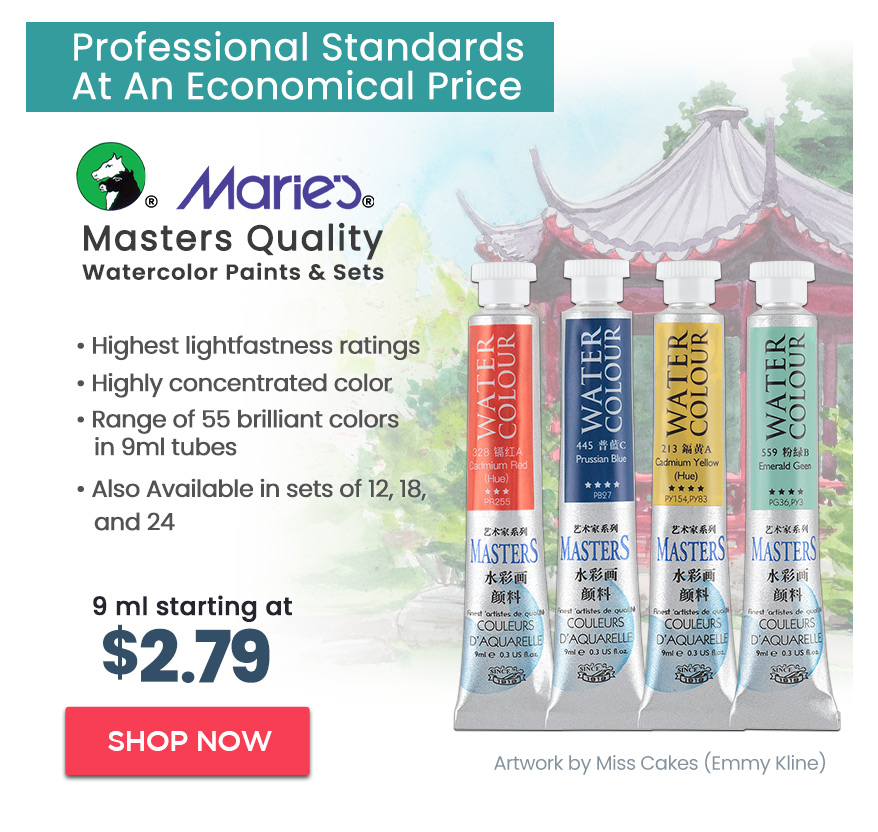 Marie's Masters Quality Watercolor Paints