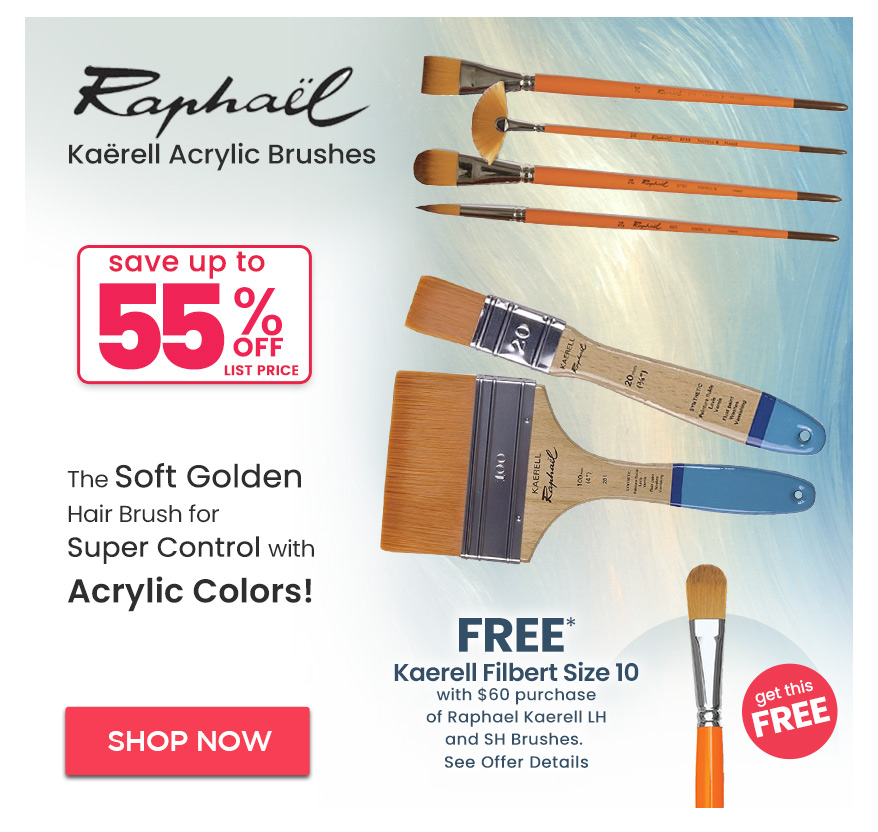 Raphaël Kaërell Acrylic Brushes+ Offer