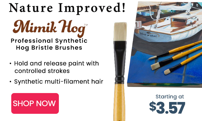 Mimik Hog Professional Synthetic Hog Bristle Brushes