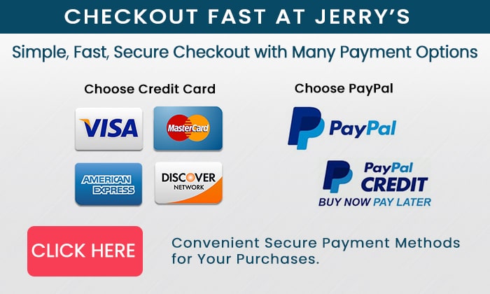 Secure Payment Options at Jerrys