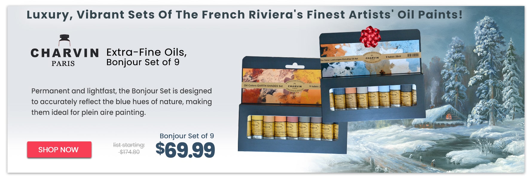 Charvin Extra-Fine Professional Oil Painting Bonjour Sets