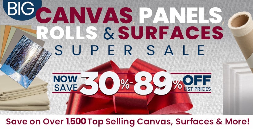 Massive Canvases & Surfaces Super Sale - Up to 89% Off List Prices