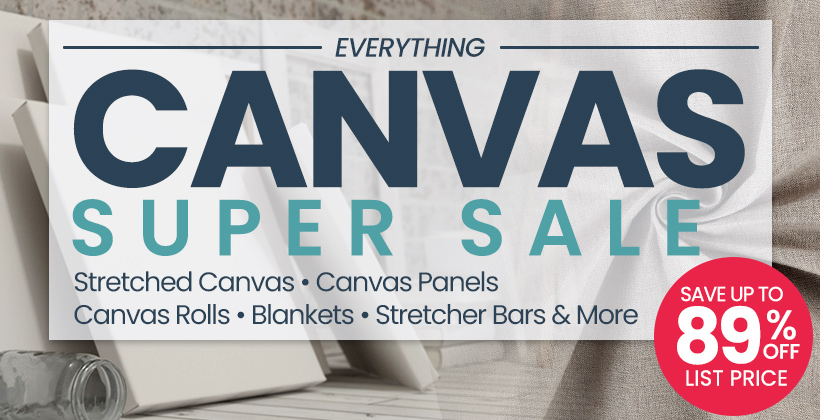 BIG Everything Canvas Super Sale - Up to 89% Off List Prices