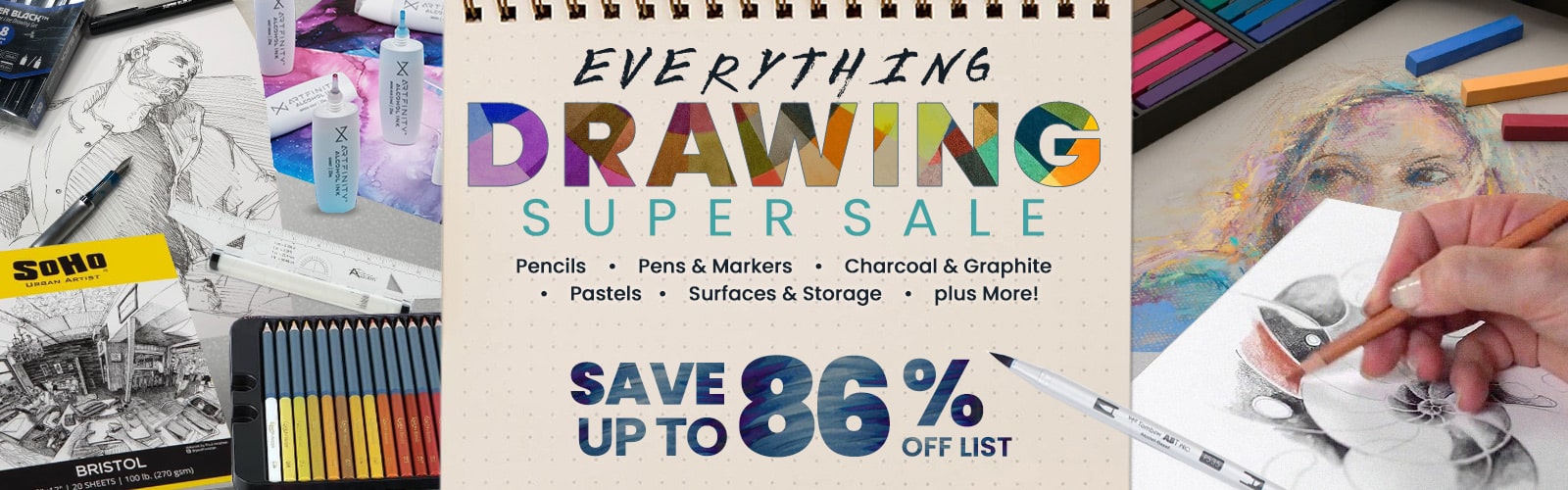 Everything DRAWING Super Sale - Up to 86% Off List Price