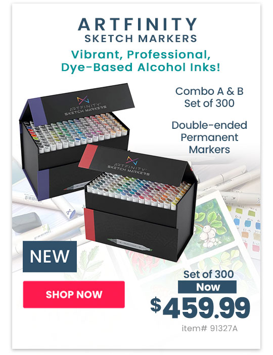 Artfinity Sketch Markers Combo A & B Set of 300 