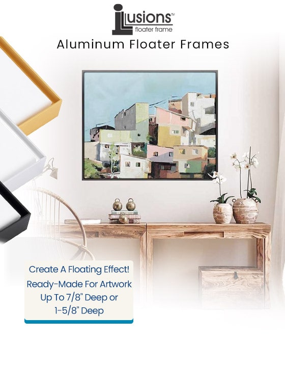 Illusions Aluminum Floater Frames