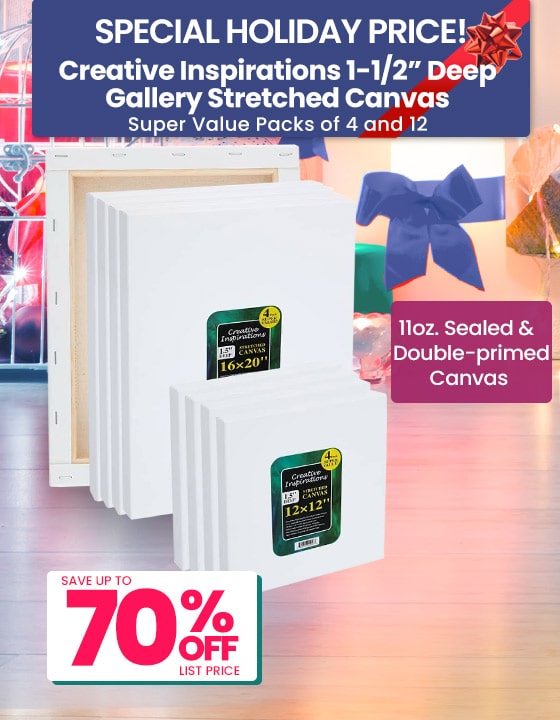 Creative Inspirations Gallery Stretched Canvas 1-1/2in Deep