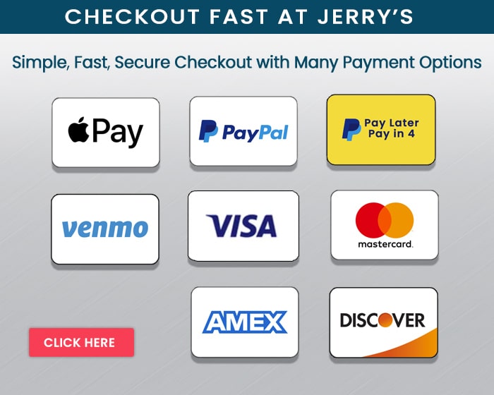 Secure Payment Options at Jerry's