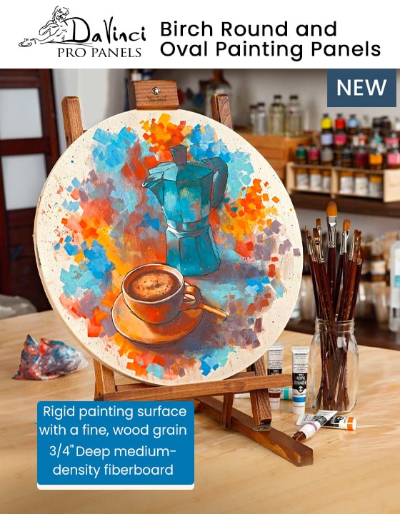 Da Vinci Pro Birch Round and Oval Painting Panels