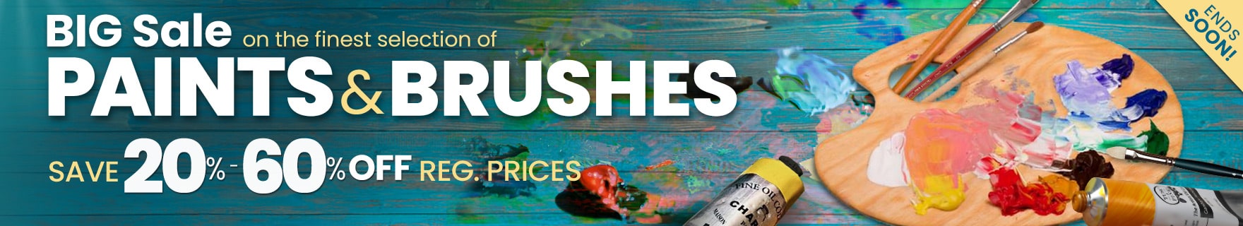 Shop Jerry's BIG Sale on Paints, Brushes & More 