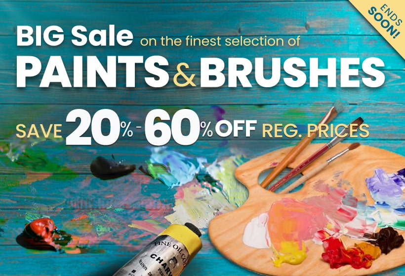 Shop Jerry's BIG Sale on Paints, Brushes & More 