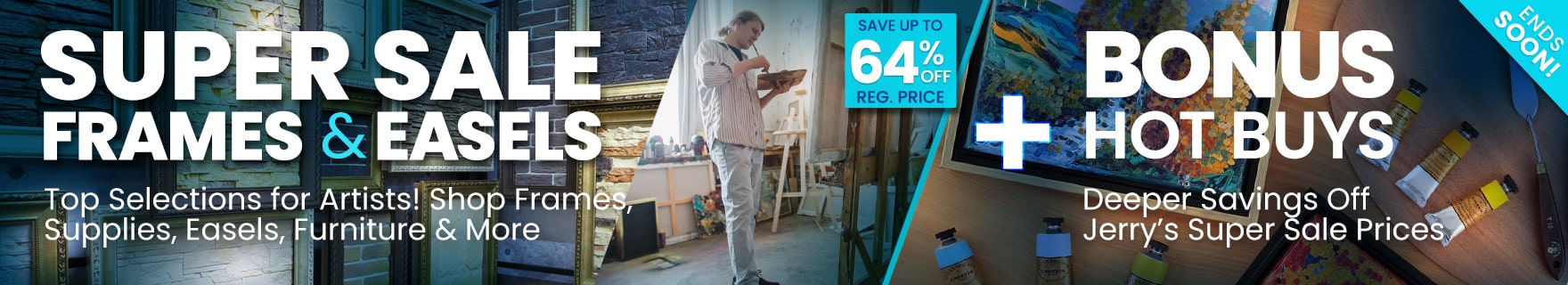 Super Sale on Frames & Easels + BONUS Hot Buys
