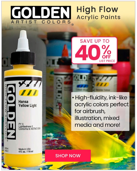 GOLDEN High Flow Acrylic Paints and Sets