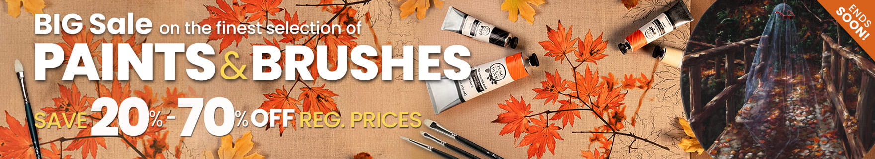 Shop Jerry's BIG Sale on Paints, Brushes & More