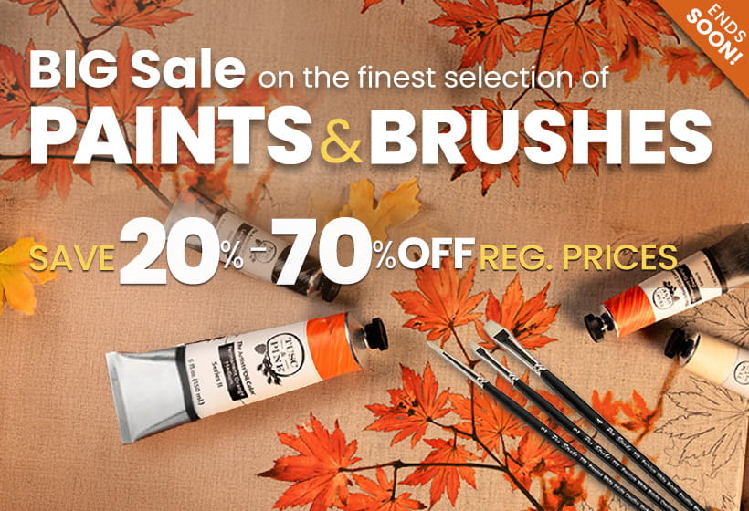 Shop Jerry's BIG Sale on Paints, Brushes & More