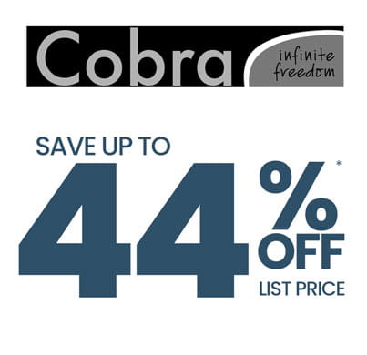 Cobra SAVE UP TO 44%