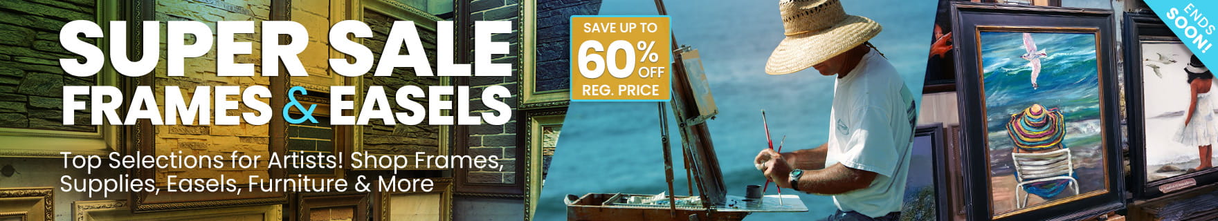 Shop our Super Sale on the Best Frames and Easels Today 