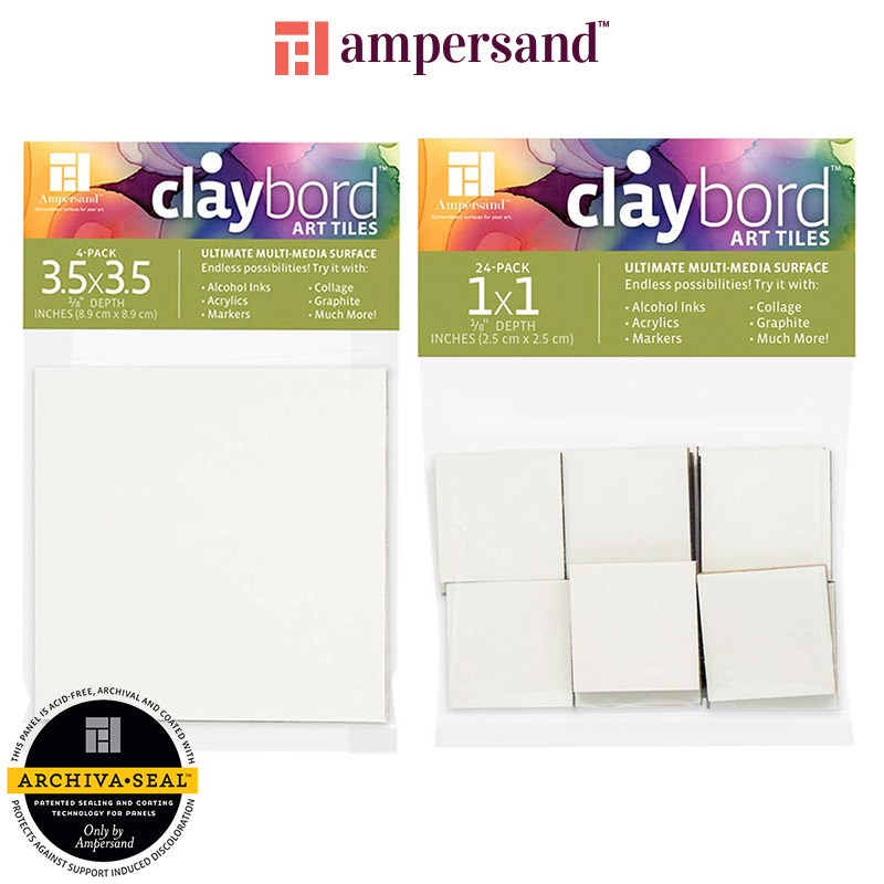Ampersand Claybord Art Tiles
